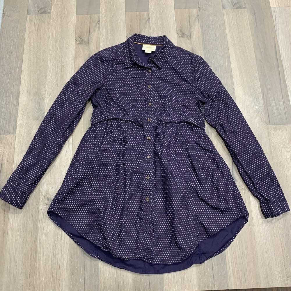 Anthropologie Maeve Aled Long Sleeve Button Down Shirt Top - Women's Size S